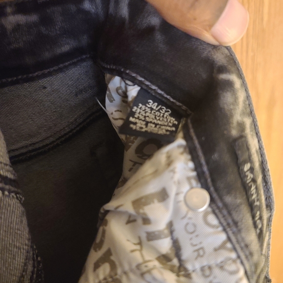 CJ Black Premium Jeans | Skinny Flex | Black/Gray | 34x22 - Picture 5 of 5